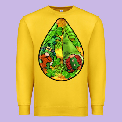 St.patrick's Teardrop Earrings Premium Sweatshirt Designed By Fadigitalartstudio