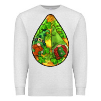 Oatmeal Heather st.patrick's teardrop earrings Premium Sweatshirt - FaDigitalArtStudio