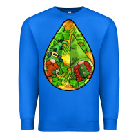 True Royal st.patrick's teardrop earrings Premium Sweatshirt - FaDigitalArtStudio