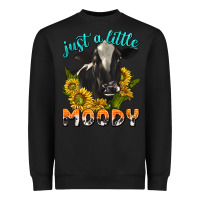 Black Just a Little Moody Heavyweight Sweatshirt - texasbilliewilder