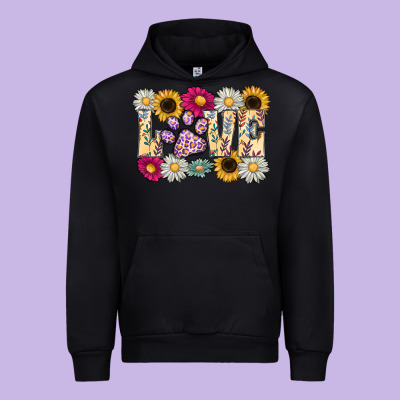 Love Dog Urban Hoodie Designed By Cowhidedigitalart