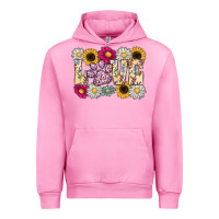 Fuchsia Pink love dog Urban Hoodie - CowhideDigitalArt