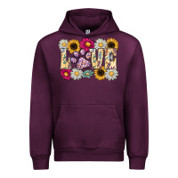 Mauve Wine love dog Urban Hoodie - CowhideDigitalArt