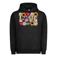 Pigment Black love dog Urban Hoodie - CowhideDigitalArt