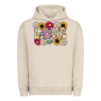 Pigment French Oak love dog Urban Hoodie - CowhideDigitalArt