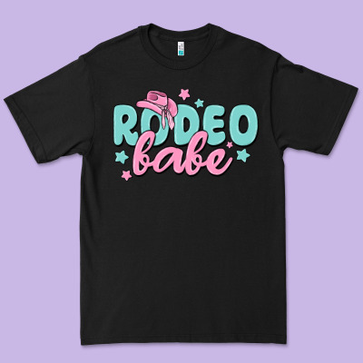 Rodeo Babe Premium Tee Designed By Maliassmallbusiness