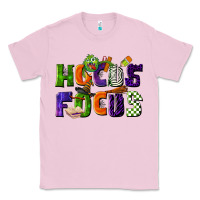 Bubblegum Pink Hocus Focus Teacher Halloween Classic Tee - LillyAllenDesigns