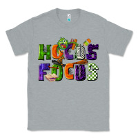 Heather Grey Hocus Focus Teacher Halloween Classic Tee - LillyAllenDesigns