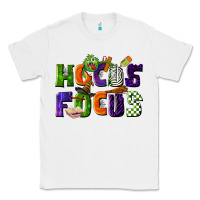 White Hocus Focus Teacher Halloween Classic Tee - LillyAllenDesigns