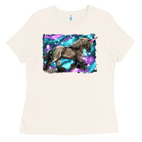 Bone black unicorn Ladies Tee - LillyAllenDesigns