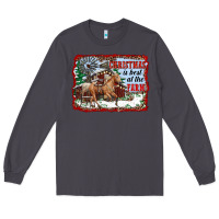 Smoke christmas is best at the farm Long Sleeve Tee - RanaPortraitStore