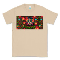 Mushroom Chingona Sugar Skull License Plate Classic Tee - BundleAndBundleShop