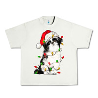 Pistachio christmas shih tzu dog Urban Heavy Tee - LillyAllenDesigns