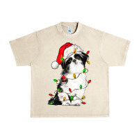 Sandshell christmas shih tzu dog Urban Heavy Tee - LillyAllenDesigns