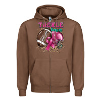 Chestnut Tackle Cancer Zipper Hoodie - HowdyJamesFarm