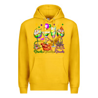 Lemon drink drank drunk mardi gras wine glasses olivia Premium Hoodie - OliviaCreatesArt