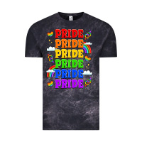 Cloud Black rainbow pride celebration Vintage Tee - LillyAllenDesigns