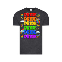 Vintage Black rainbow pride celebration Vintage Tee - LillyAllenDesigns