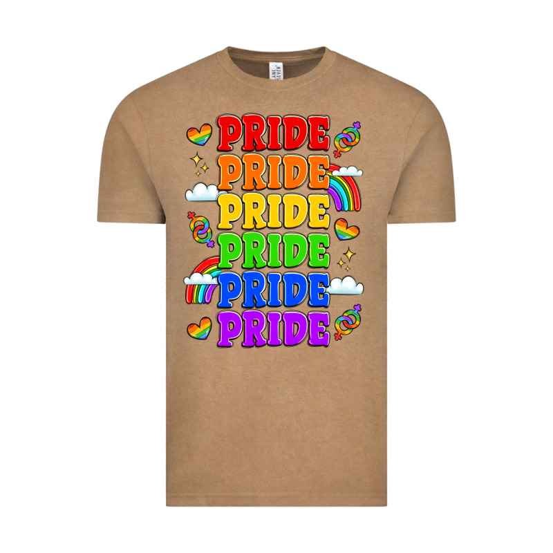 Rainbow Pride Celebration Vintage Tee by LillyAllenDesigns | Teevron