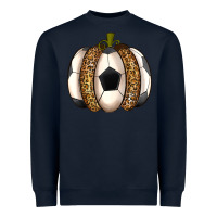 Navy Soccer Pumpkin Heavyweight Sweatshirt - texasbilliewilder