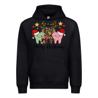 Black merry christmas tooth Urban Hoodie - CowhideDigitalArt