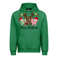 Emerald merry christmas tooth Urban Hoodie - CowhideDigitalArt