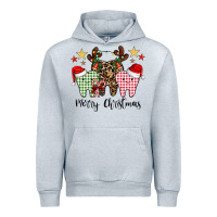 Heather Grey merry christmas tooth Urban Hoodie - CowhideDigitalArt