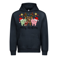 Navy merry christmas tooth Urban Hoodie - CowhideDigitalArt