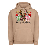 Pigment Burro merry christmas tooth Urban Hoodie - CowhideDigitalArt