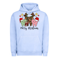 Pigment Grape Ice merry christmas tooth Urban Hoodie - CowhideDigitalArt