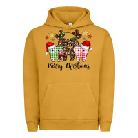 Pigment Peanut Butter merry christmas tooth Urban Hoodie - CowhideDigitalArt
