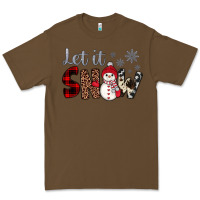 Cacao let it snow snowman Premium Tee - JahusDesignShop