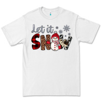 White let it snow snowman Premium Tee - JahusDesignShop