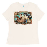 Bone 3 western horses running free Ladies Tee - LillyAllenDesigns