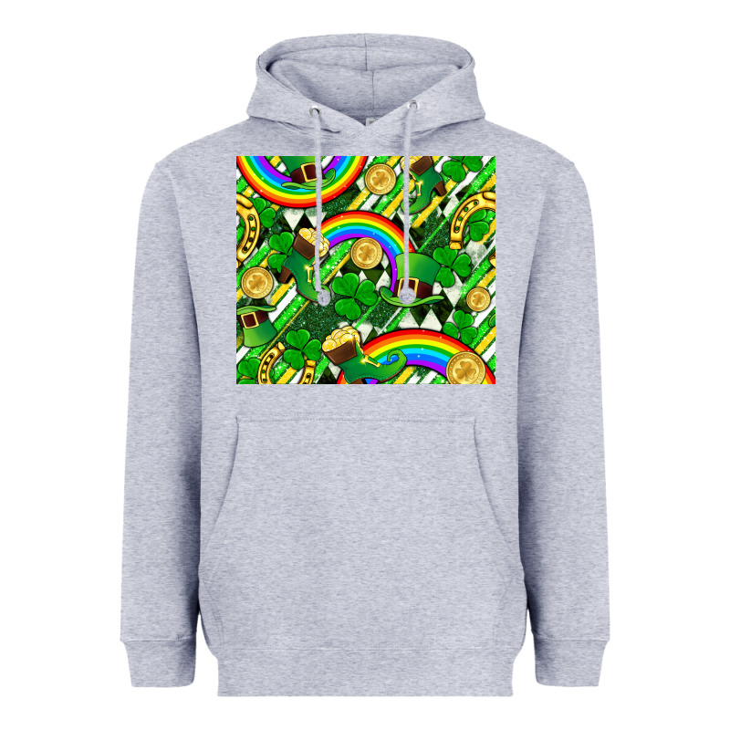 St. Patrick's Day Heavyweight Hoodie by FaDigitalArtStudio | Teevron