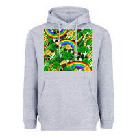 Heather Grey St. Patrick's Day Heavyweight Hoodie - FaDigitalArtStudio