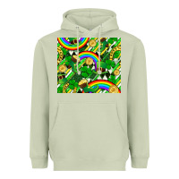 Matcha St. Patrick's Day Heavyweight Hoodie - FaDigitalArtStudio