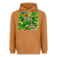 Meerkat St. Patrick's Day Heavyweight Hoodie - FaDigitalArtStudio