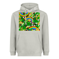 Moon Dust St. Patrick's Day Heavyweight Hoodie - FaDigitalArtStudio