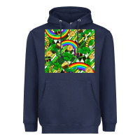 Navy St. Patrick's Day Heavyweight Hoodie - FaDigitalArtStudio