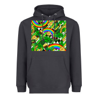 Smoke St. Patrick's Day Heavyweight Hoodie - FaDigitalArtStudio