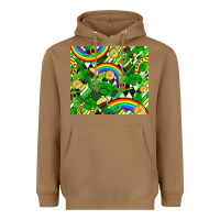 Toasted Coconut St. Patrick's Day Heavyweight Hoodie - FaDigitalArtStudio