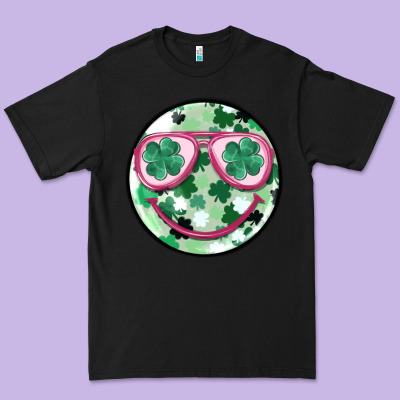 St Patrick's Smiley Premium Tee Designed By Maliassmallbusiness