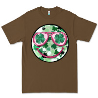 Cacao st patrick's smiley Premium Tee - MaliasSmallBusiness