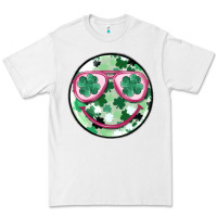 White st patrick's smiley Premium Tee - MaliasSmallBusiness