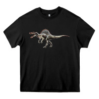 Black Spinosaurus Heavy Core Tee - LillyAllenDesigns