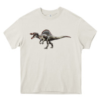 Cream Spinosaurus Heavy Core Tee - LillyAllenDesigns