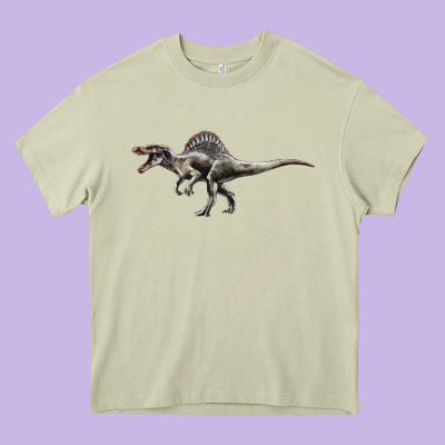 Spinosaurus Heavy Core Tee Designed By Lillyallendesigns