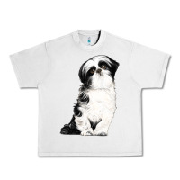 Lunar Rock shih tzu dog Urban Heavy Tee - LillyAllenDesigns