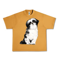 Peanut Butter shih tzu dog Urban Heavy Tee - LillyAllenDesigns